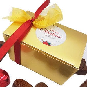 250 grams of Belgian chocolates in a Christmas box