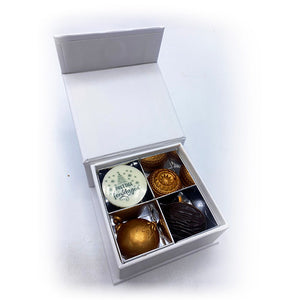 Luxury small box of Christmas chocolates